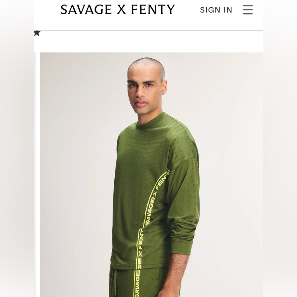 Savage X Fenty Men's Olive Shorts